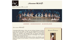 Desktop Screenshot of makodanse.com